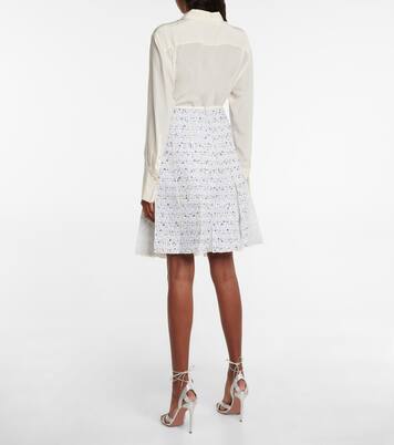 Minifalda de tweed de tiro alto | Giambattista Valli