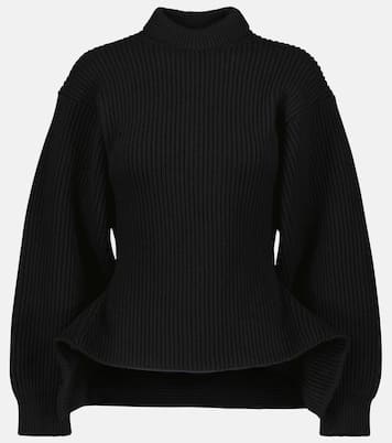 Ribbed-knit wool-blend sweater | Alaïa