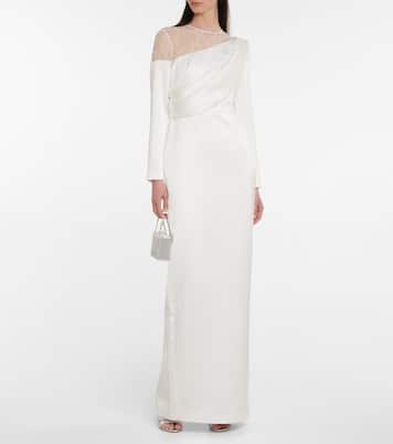 Bridal Maxikleid aus Spitze und Satin | Rasario