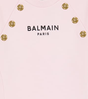 Kleid aus Baumwolle | Balmain Kids