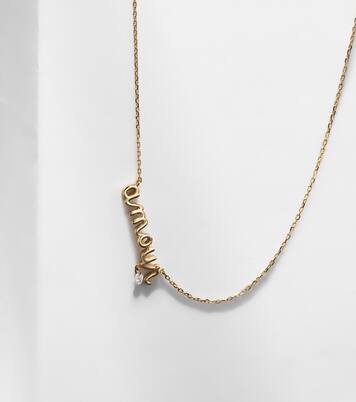 Collier Around the Words en or 18 ct et diamants | Persée