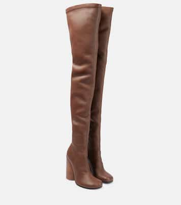 Stivali cuissardes in pelle | Burberry