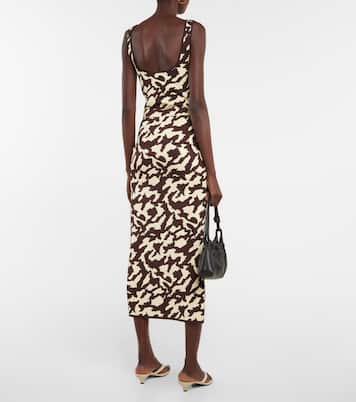 Falda midi Jenny con intarsia | Nanushka