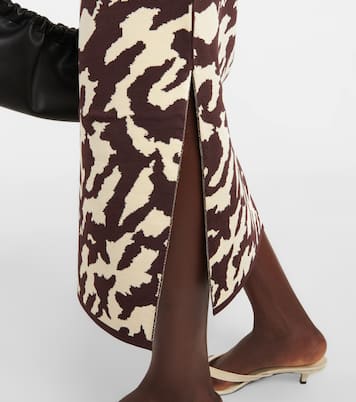 Falda midi Jenny con intarsia | Nanushka
