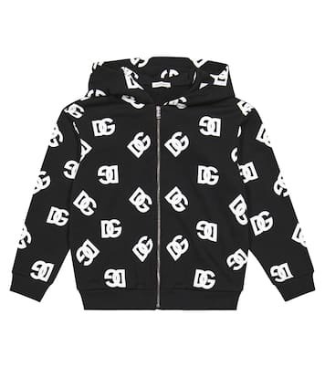 Kapuzenjacke DG aus Baumwolle | Dolce&Gabbana Kids