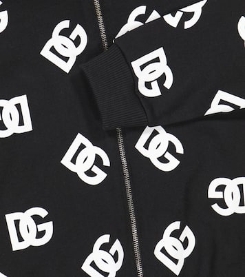 Kapuzenjacke DG aus Baumwolle | Dolce&Gabbana Kids