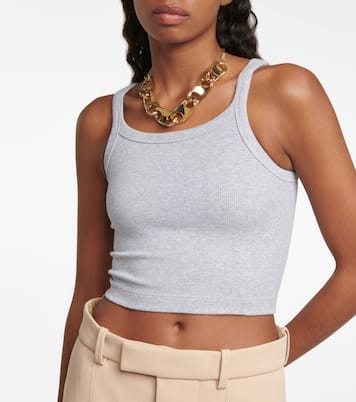 x Hailey Bieber – Top en coton mélangé | Wardrobe.NYC