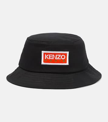 로고 엠브로이더리 코튼 버킷 햇 | Kenzo