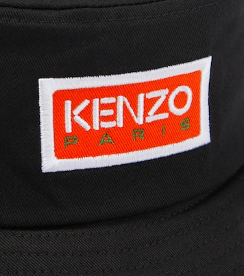 로고 엠브로이더리 코튼 버킷 햇 | Kenzo