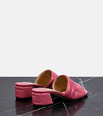 Mules Themis in pelle matelassé | Jimmy Choo