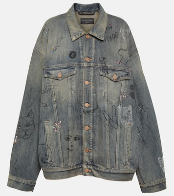 Embellished denim jacket | Balenciaga