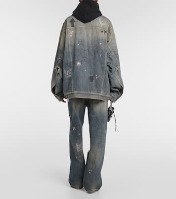 Embellished denim jacket | Balenciaga