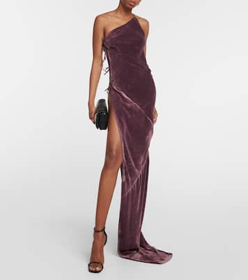 Taco velvet maxi gown | Rick Owens