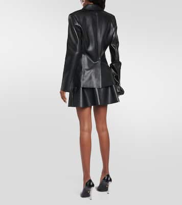 Blazer aus Lederimitat | Norma Kamali