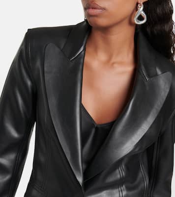Blazer aus Lederimitat | Norma Kamali