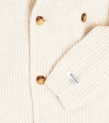 Baby - Cardigan Tristan in lana a coste | Donsje