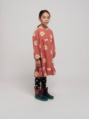 Abito in cotone con stampa floreale | Bobo Choses