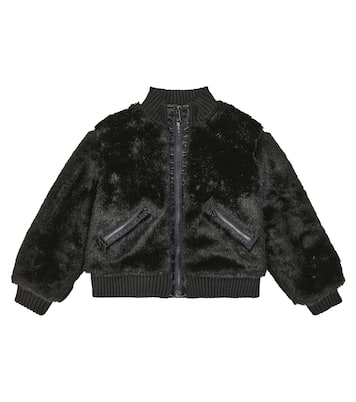 Bomber in pelliccia sintetica | Dolce&Gabbana Kids