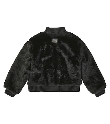 Bomber in pelliccia sintetica | Dolce&Gabbana Kids