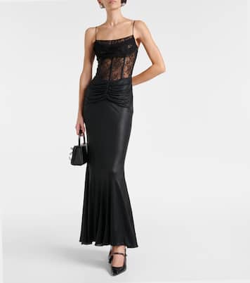 Maxikleid aus Jersey | Alessandra Rich