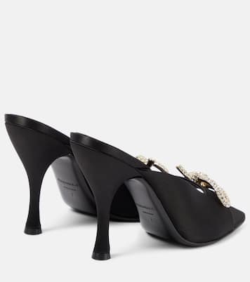 Mules en satin à ornements | Ferragamo