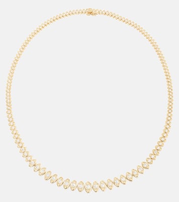 Collier Eternity en or 14 ct et diamants | Sydney Evan