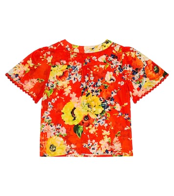 Top Alight de algodón floral | Zimmermann Kids