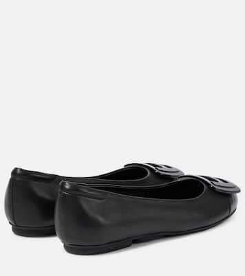 H661 leather ballet flats | Hogan