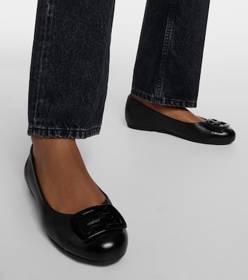 H661 leather ballet flats | Hogan