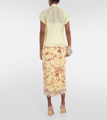 Bluse Matchmaker aus Leinen und Seide | Zimmermann