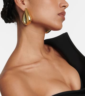 Boucles d'oreilles Fin Large en plaqué or 18 ct | Bottega Veneta