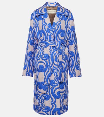Cappotto imbottito in misto seta e cotone | Dries Van Noten