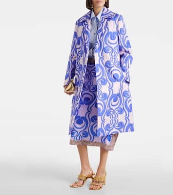 Cappotto imbottito in misto seta e cotone | Dries Van Noten