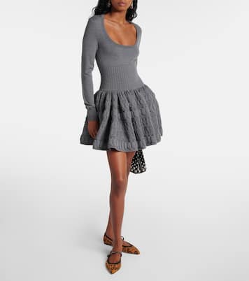 Bedruckte Mary-Jane-Ballerinas Romy aus Veloursleder | Aquazzura