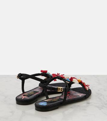 Verzierte Sandalen Capri | Dolce&Gabbana