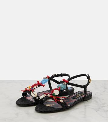 Verzierte Sandalen Capri | Dolce&Gabbana