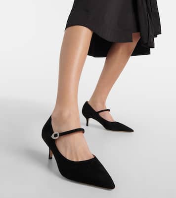 X Tabitha Simmons Pumps Kate 45 aus Veloursleder | Malone Souliers
