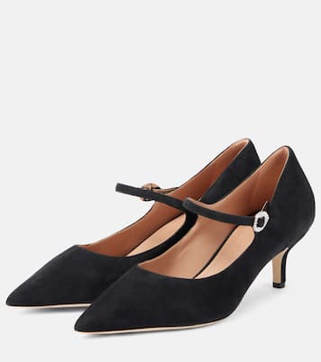 X Tabitha Simmons Pumps Kate 45 aus Veloursleder | Malone Souliers