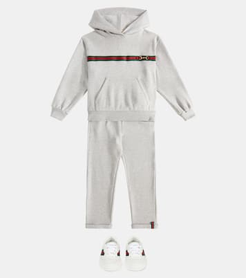 Jogginghose Web Stripe aus Baumwoll-Jersey | Gucci Kids