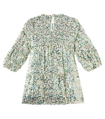Kleid Lila mit Pailletten | Konges Sløjd