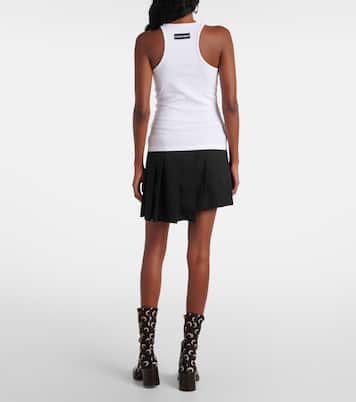 Moon cotton-blend jersey tank top | Marine Serre