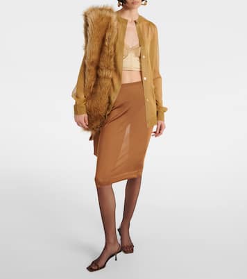 Sciarpa in pelliccia animal-free | Saint Laurent