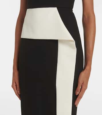 Abito lungo in crêpe | Roland Mouret