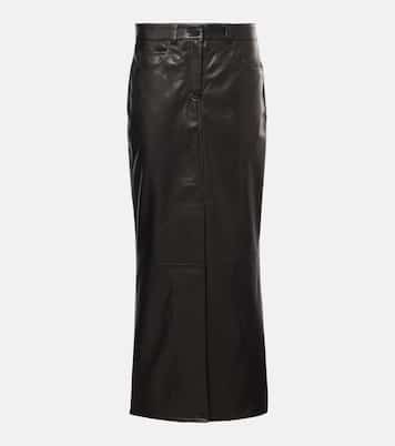 Falda midi Sleek Statement de piel | Dorothee Schumacher