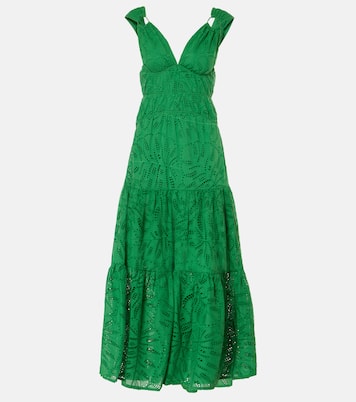Monstera tiered cotton maxi dress | Farm Rio