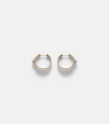 Boucles d'oreilles Disco en or 14 ct et diamants | Stone and Strand