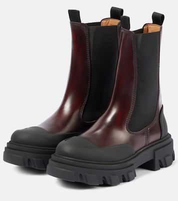 Bottines Chelsea en cuir | Ganni