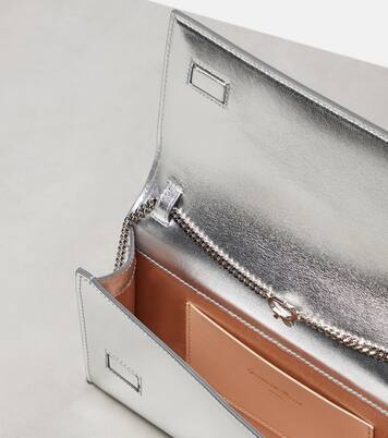 Clutch Jaipur in pelle a specchio | Gianvito Rossi