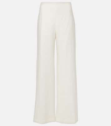Pantaloni a gamba larga Iride in lino a vita alta | Faithfull