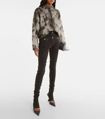 Leggings in misto cotone a vita alta | The Attico